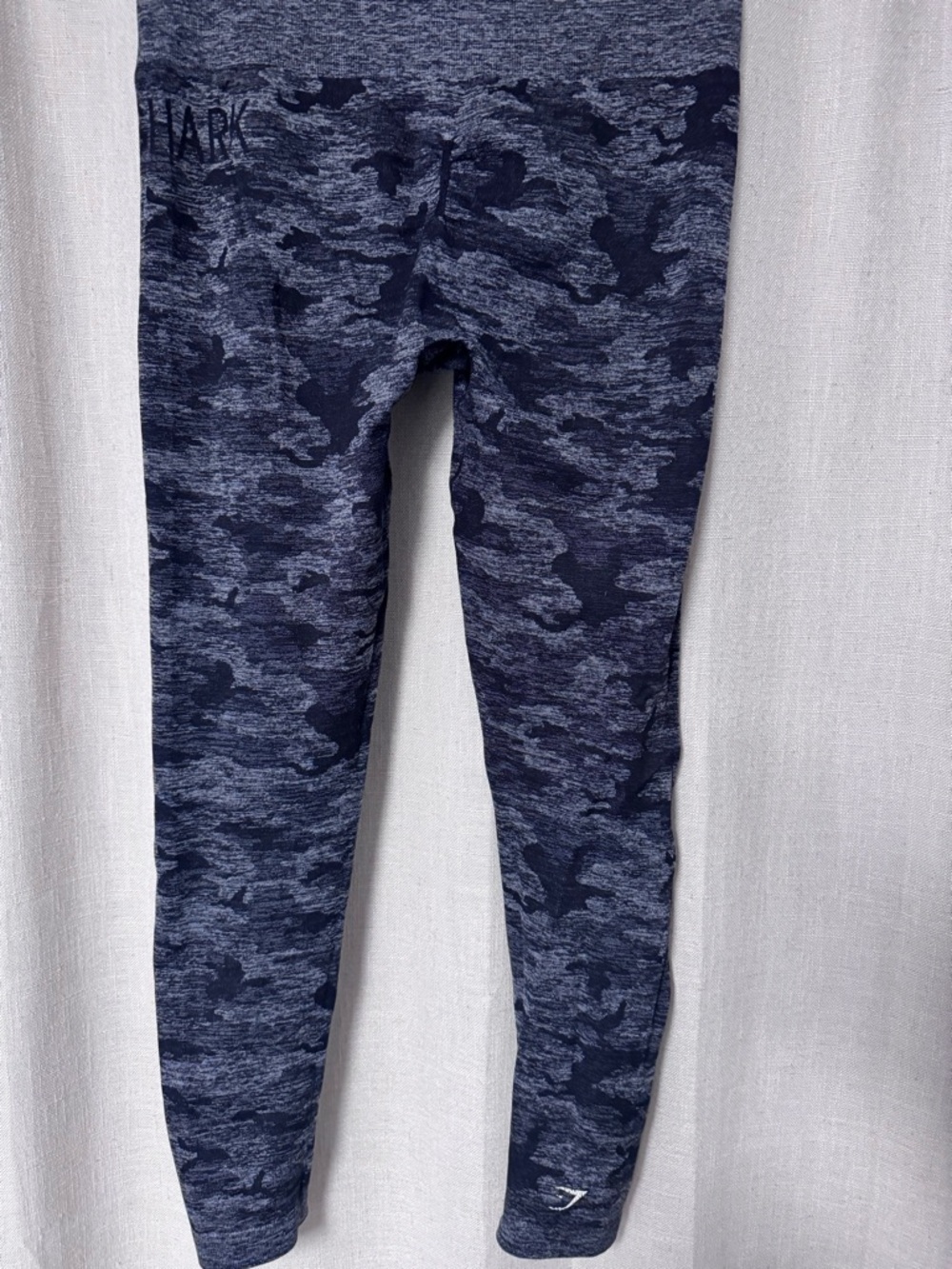 Gymshark black grey  Camouflage Seamless Leggings